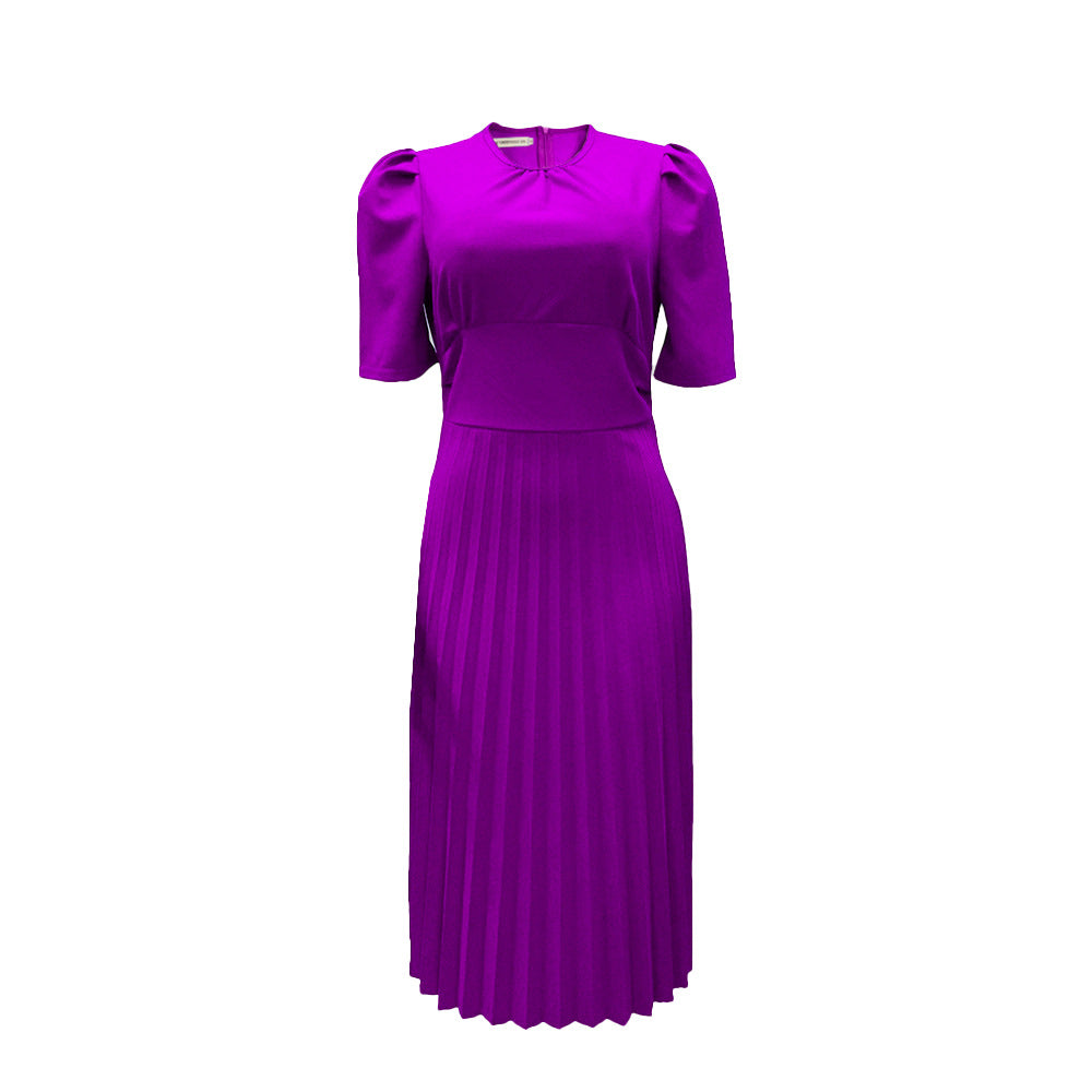 "CurveEmbrace Pleated Dress by MatchMyStyl"