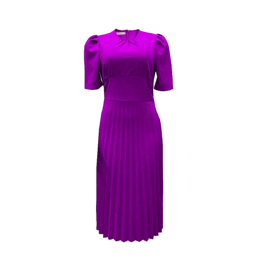 "CurveEmbrace Pleated Dress by MatchMyStyl"