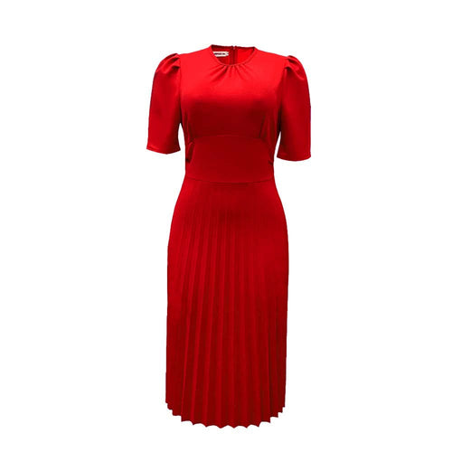 "CurveEmbrace Pleated Dress by MatchMyStyl"