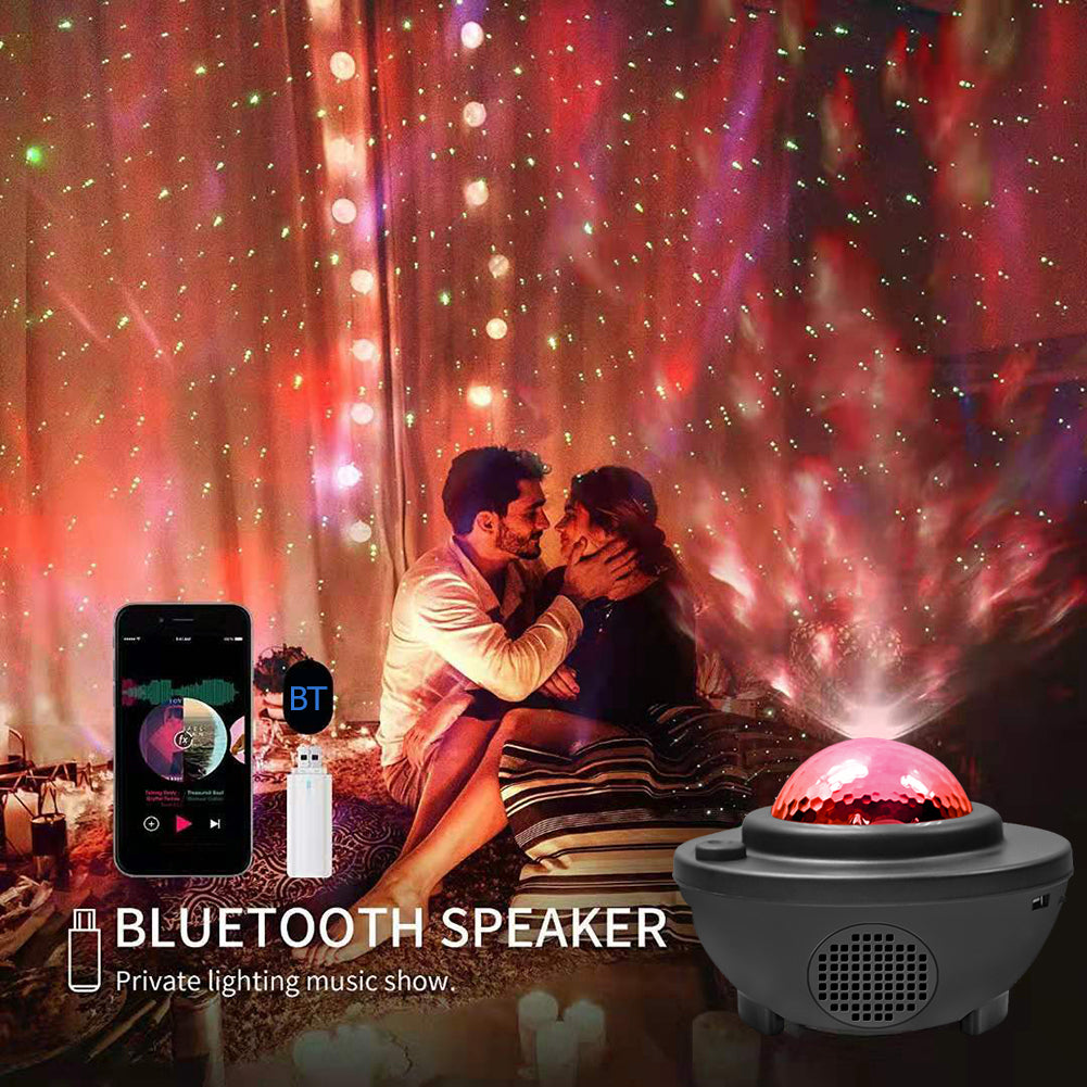 Colorful Starry Sky Galaxy Projector with Bluetooth Speaker StellarSound Galaxy Projector by MatchMyStyl